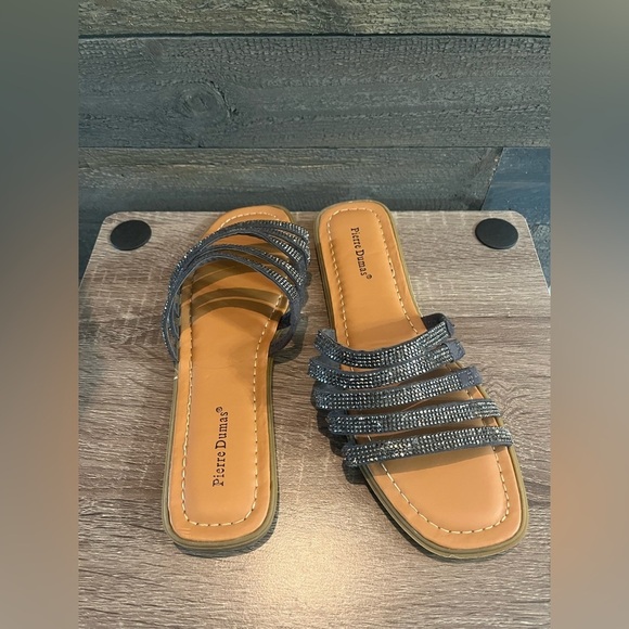 Pierre Dumas Women's Bedazzled Sandals Size 6.5 - Picture 7 of 10